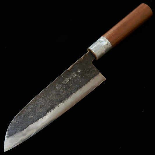 三輪刃物MIWAHAMONO 菜切牛刀型 青紙一号 胡桃柄（180mm）