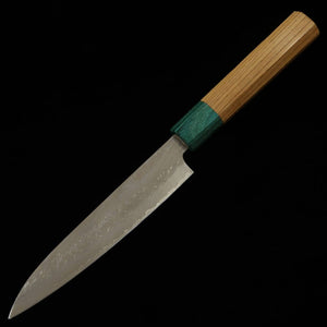 STYLE-K Kurosaki Makoto’s Kodama, VG10W Damascus Petty with Zelkova Handle (150mm)