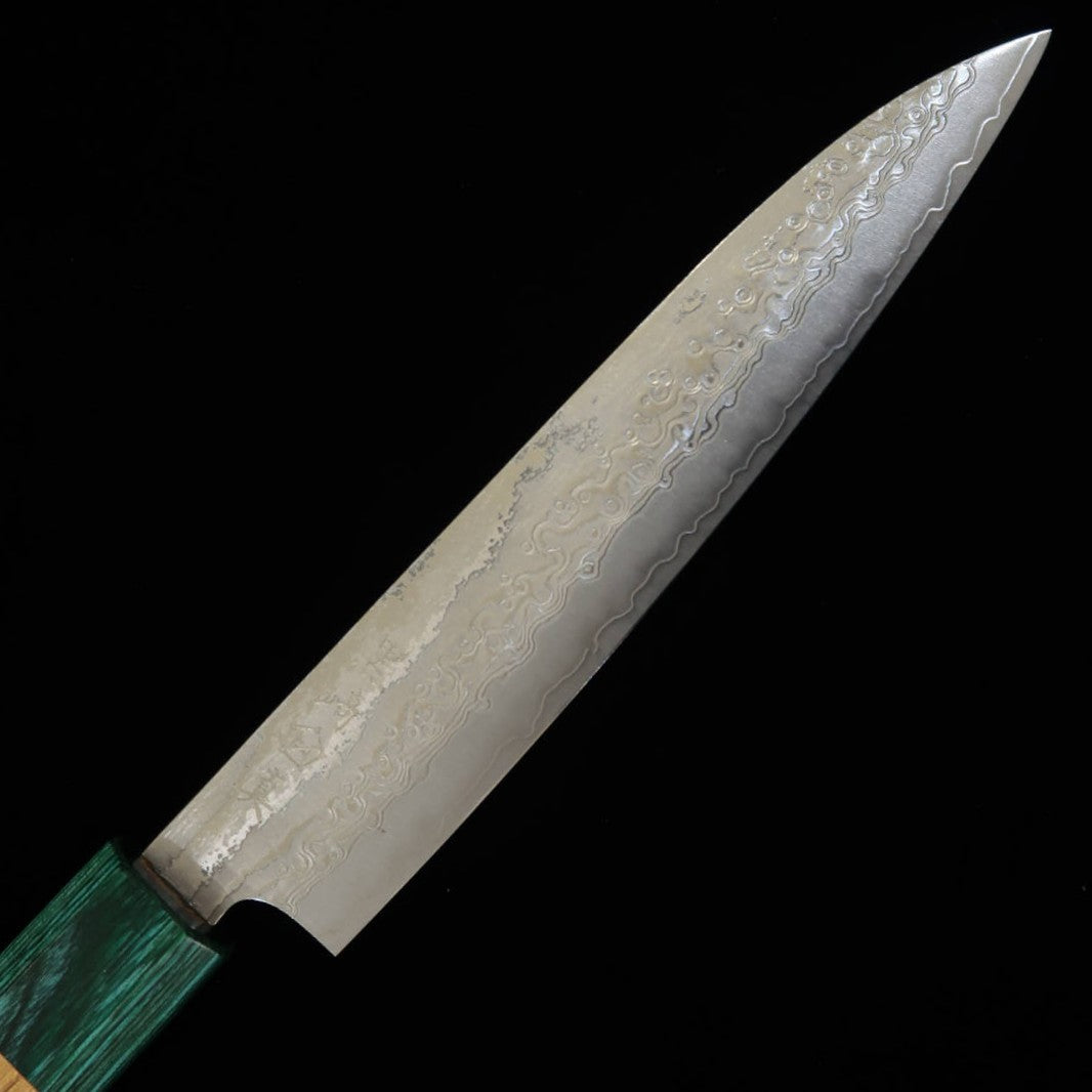 STYLE-K Kurosaki Makoto’s Kodama, VG10W Damascus Petty with Zelkova Handle (150mm)
