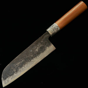 三輪刃物MIWAHAMONO 菜切三徳型 青紙一号 胡桃柄（165mm)
