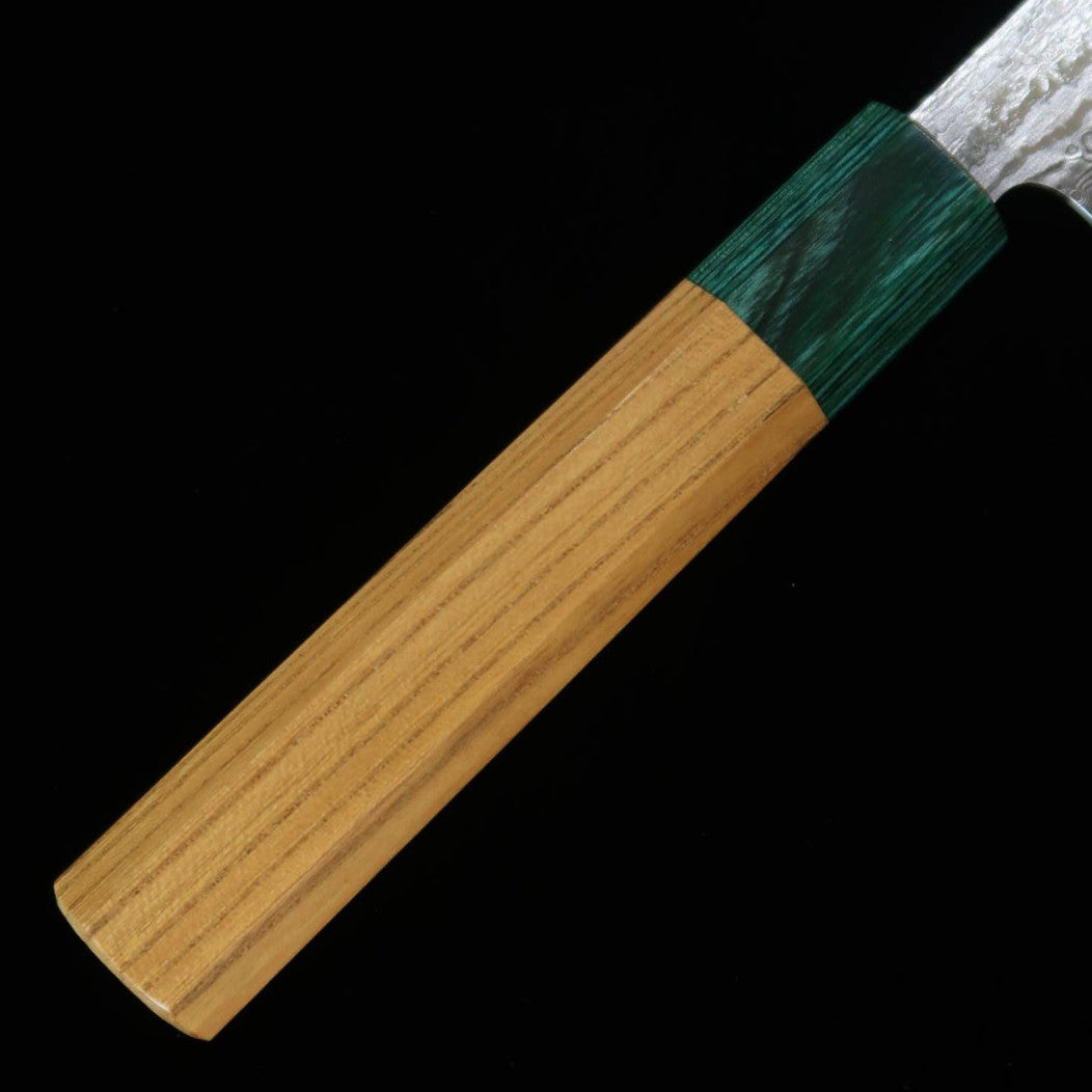 STYLE-K Kurosaki Makoto’s Kodama, VG10W Damascus Petty with Zelkova Handle (150mm)