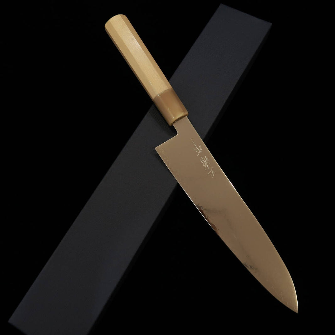 Miura VG-10 Gyuto Damas Manche octogonal en magnolia (210mm)
