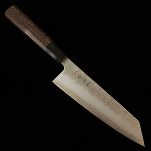 Hatsukokoro Ginrei Ginsan Nashiji Kiritsuke Santoku Wenge Handle (175mm)