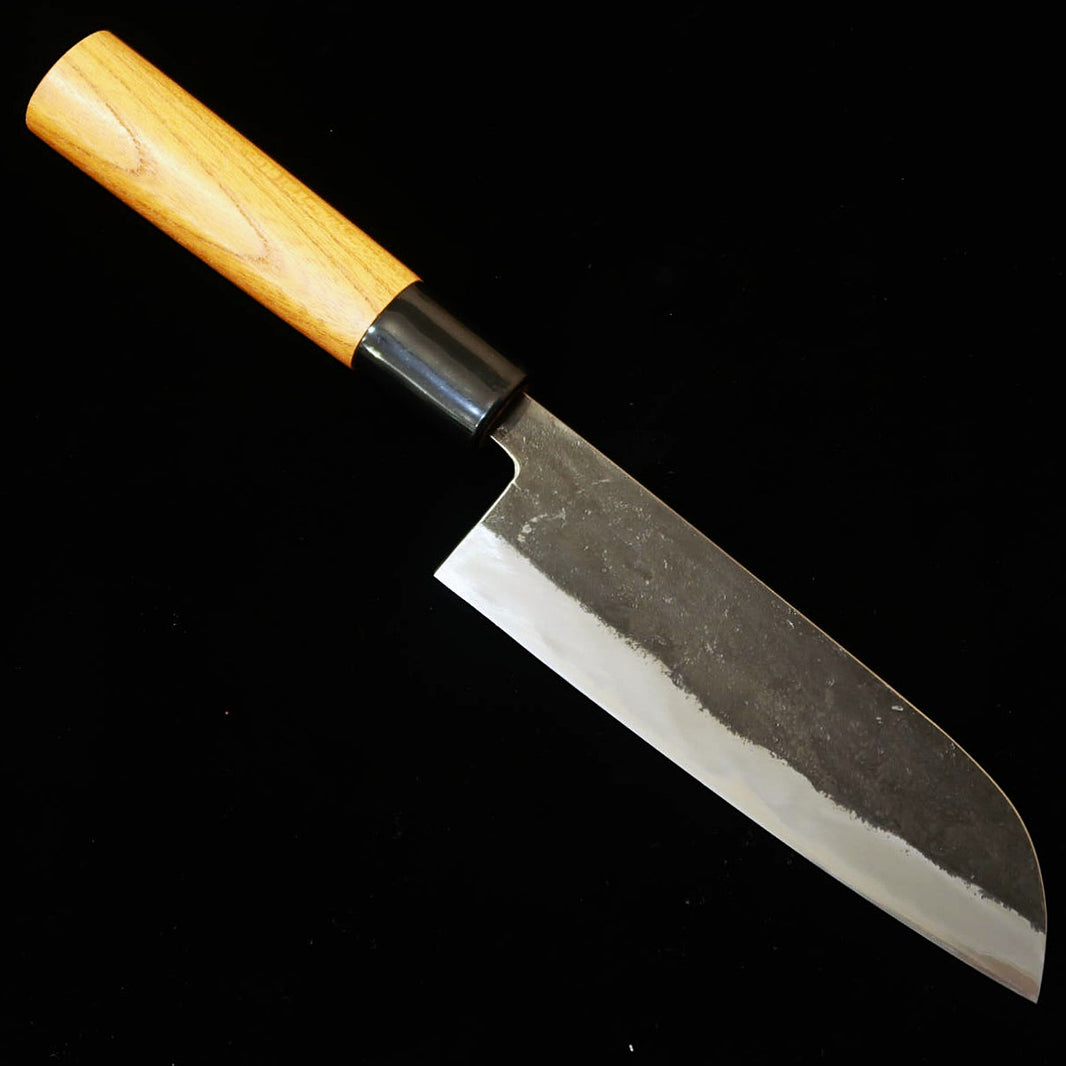 MIWAHAMONO Miwahamono mini santoku acero azul nº1, mango de olmo japonés (135 mm)