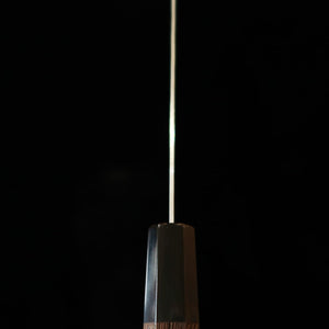 Hatsukokoro Ginrei Ginsan Nashiji Kiritsuke Santoku Wenge Handle (175mm)