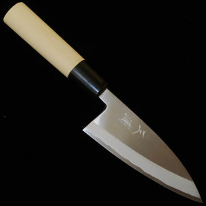 Miura MIURA Deba Aogami #2 Cabo redondo de magnólia com búfalo (120 mm)