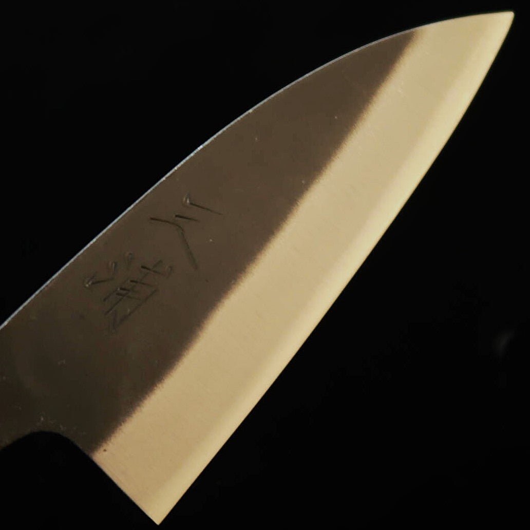 Miura MIURA Faca utilitária pequena Hakushi Nº2 Acabamento negro Cabo octogonal SGW (105 mm)