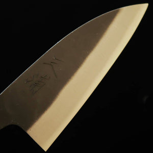 Miura MIURA Faca utilitária pequena Hakushi Nº2 Acabamento negro Cabo octogonal SGW (105 mm)