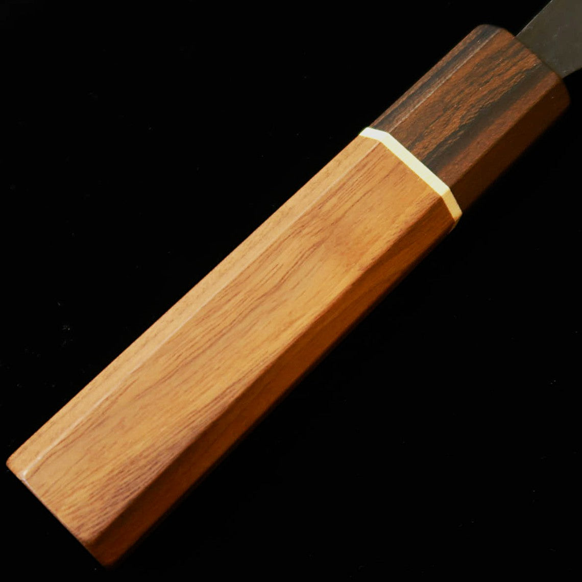 Miura MIURA Faca utilitária pequena Hakushi Nº2 Acabamento negro Cabo octogonal SGW (105 mm)