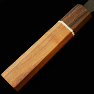 Miura MIURA Faca utilitária pequena Hakushi Nº2 Acabamento negro Cabo octogonal SGW (105 mm)
