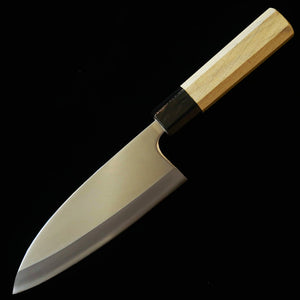MIURA Deba, Left-handed, Ginsan Steel with Octagonal Buffalo Horn Handle (150-180mm)