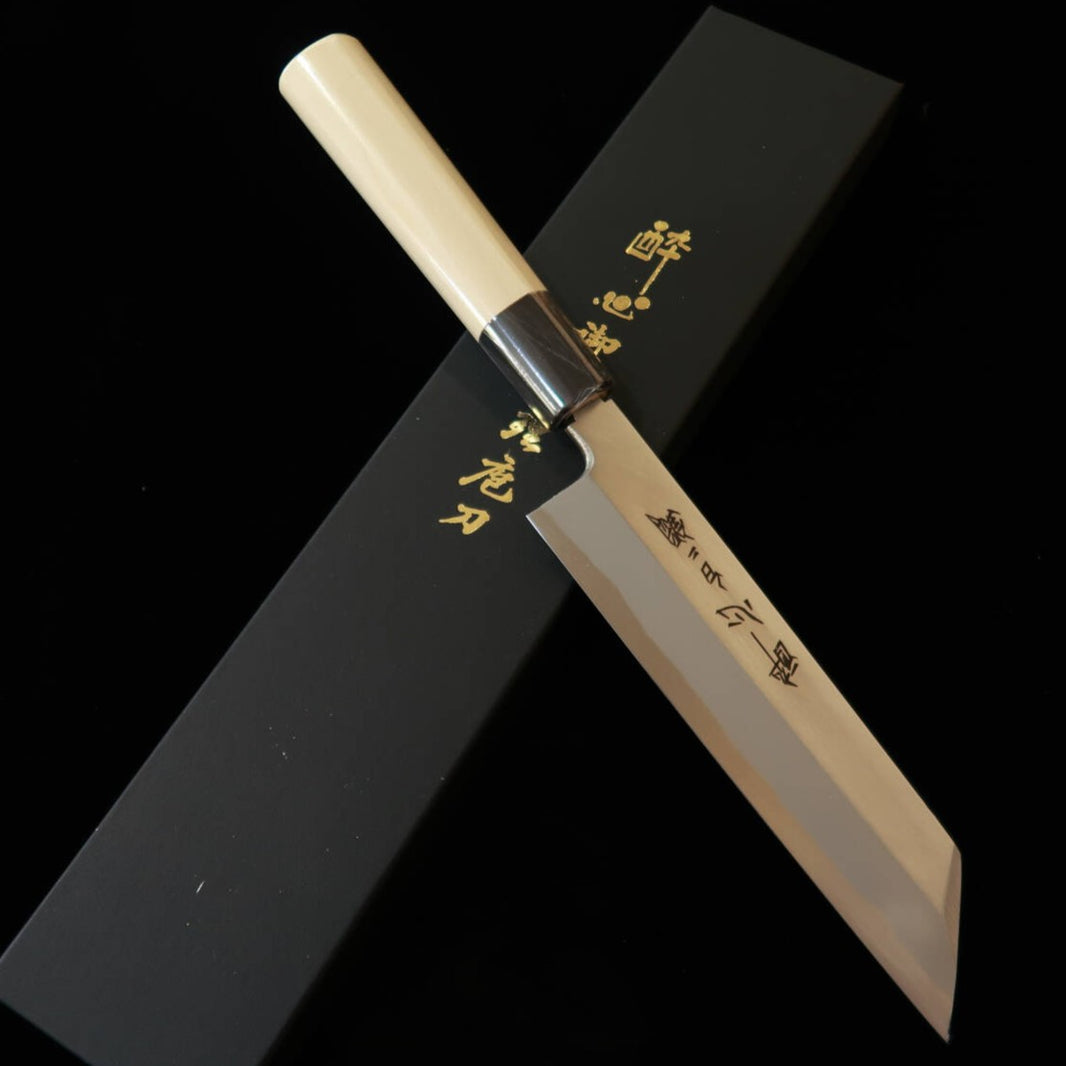 SUISIN Mukimono acero Shirogami nº2, acabado Kasumi, mango de magnolia tipo castaña (180 mm)