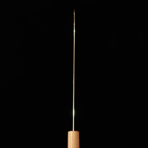 Sujihiki YUTA KATAYAMA VG10 damasco acabado pulido, mango de palisandro tipo castaña (240/270 mm)