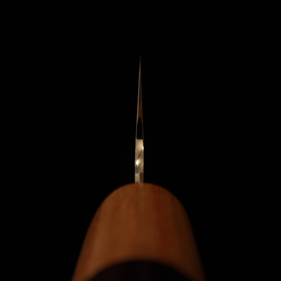 Yuta Katayama YUTA KATAYAMA VG10 Damas Finition polie Sujihiki Manche en palissandre forme châtaigne (240/270 mm)