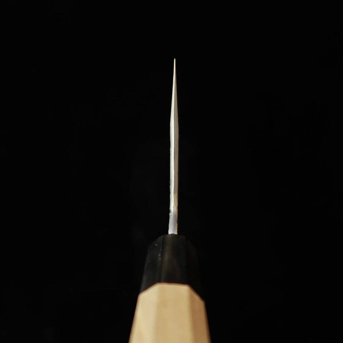 Miyazaki Kajiya MIYAZAKI KAJIYA Aço Azul Super Núcleo de aço macio forjado Tsuchime Bunka larga Cabo octogonal de magnólia (150 mm)