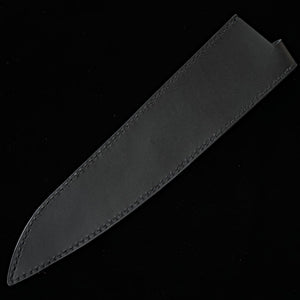 YOKU Leatherworks Leather Knife Sheath for Gyuto Knives, Black/Navy/Camel (240mm)