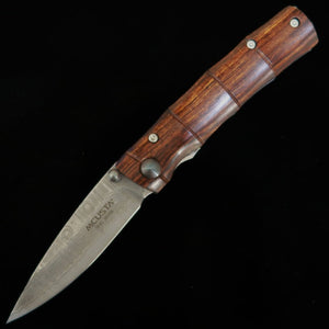 Mcusta Shinra Emotion Series Bamboo Damascus VG-10 Ironwood MC-0074DI - (71mm)