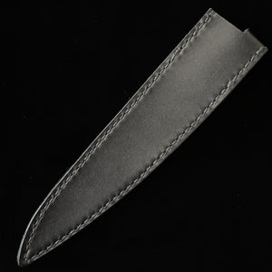 YOKU Leatherworks Leather Knife Sheath for Petty Knives, Black/Navy/Camel (150mm)