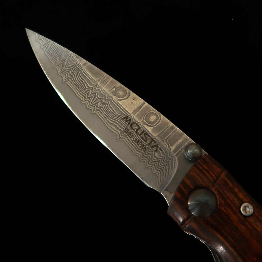 Mcusta Shinra Emotion Series Bamboo Damascus VG-10 Ironwood MC-0074DI - (71mm)