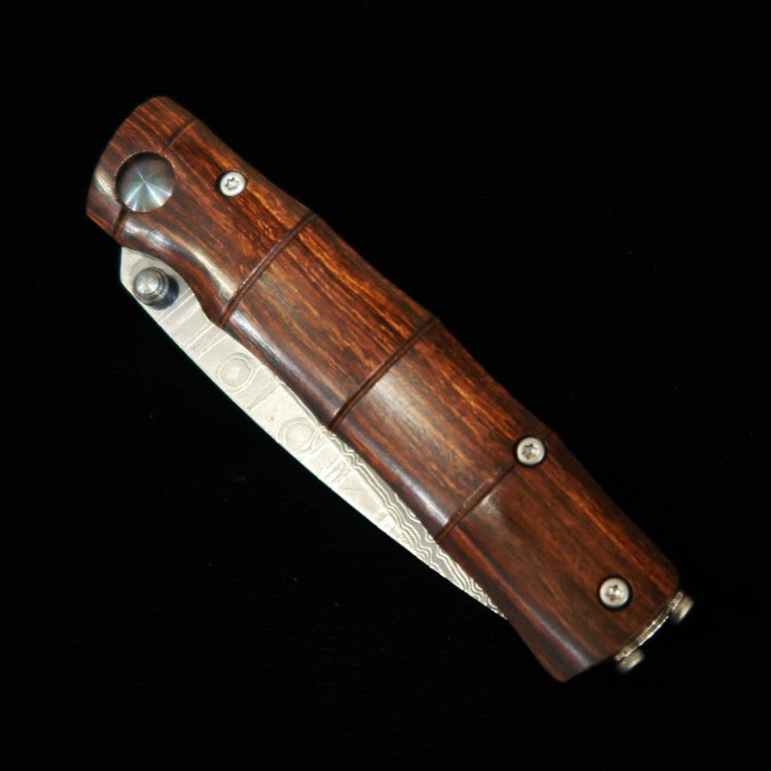 Mcusta Shinra Emotion Series Bamboo Damascus VG-10 Ironwood MC-0074DI - (71mm)