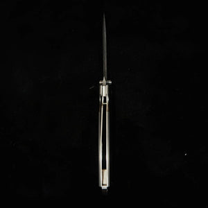 MCUSTA Shinra serie Emotion, martillado, damasco, mango de pakka negro, VG-10 MC-0079DP (71 mm)