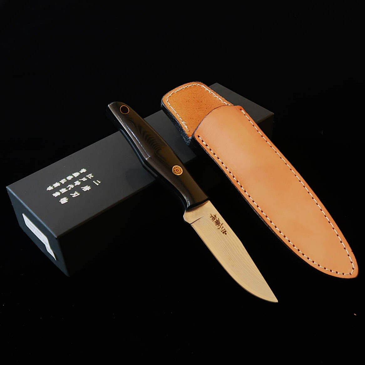 NIGARA Futakara faca de bota (sheath knife) VG EXOS, cabo em G10 (85 mm)