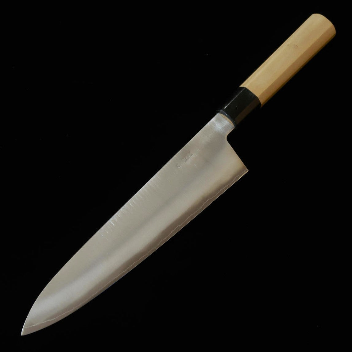 堺菊守 SAKAI KIKUMORI 菊月 銀 牛刀 銀紙三号 朴八角柄 （240mm）