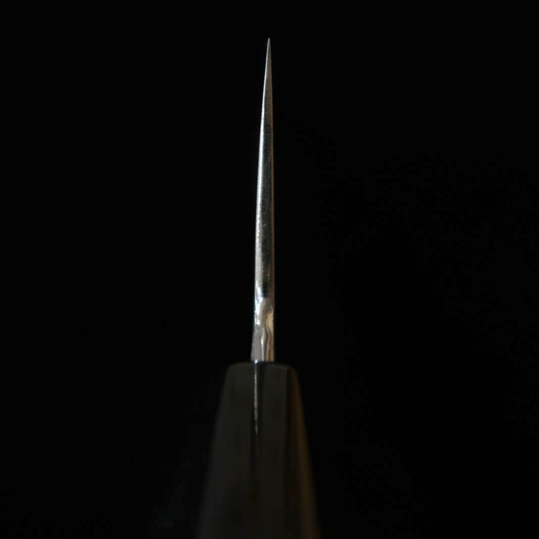堺菊守 SAKAI KIKUMORI 菊月 銀 牛刀 銀紙三号 朴八角柄 （240mm）