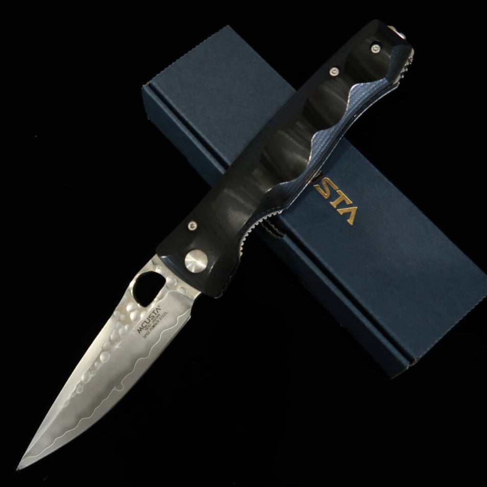 MCUSTA ELITE – Elite Black Micarta SPG2 MC-0121G (94 mm)