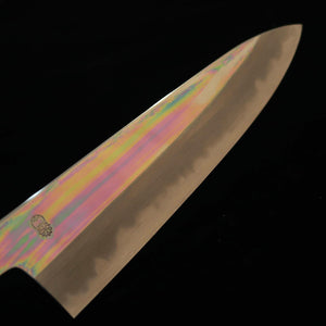 SAKAI KIKUMORI Chōyō gyuto Aogami nº1, mango octogonal de magnolia (210/240 mm)