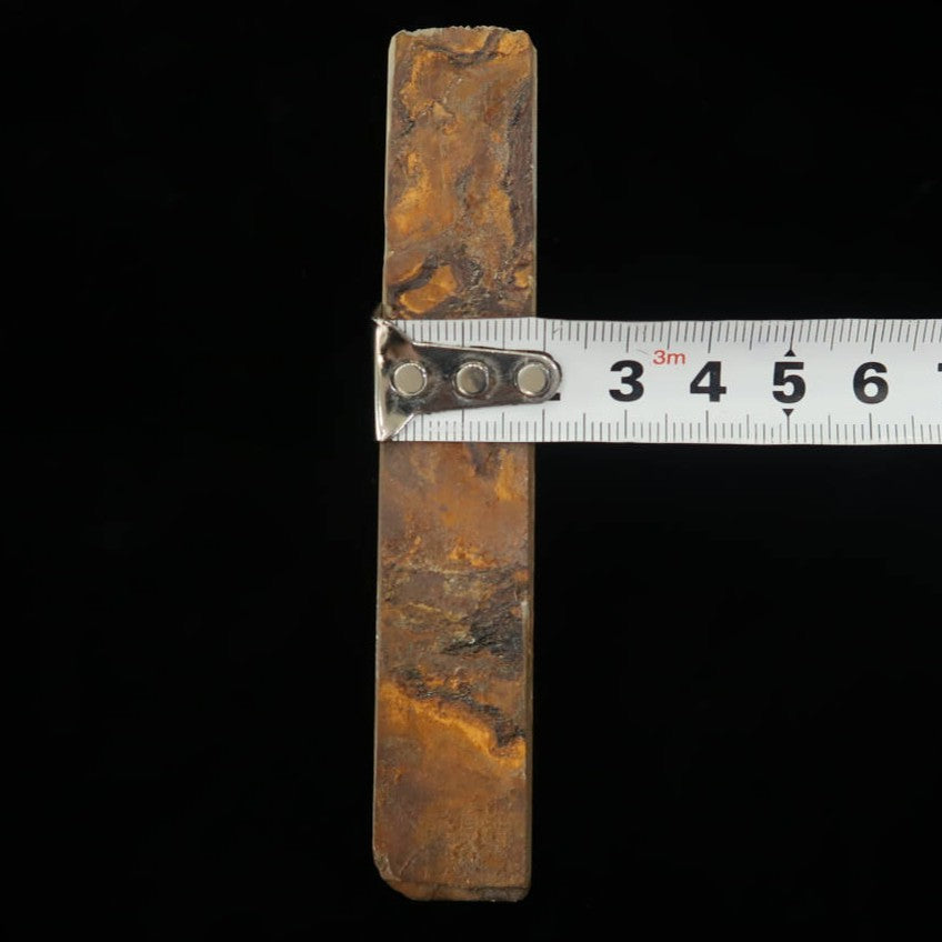 天然砥石　中山　畑中時代　コッパ　手切り（83×111×19mm）