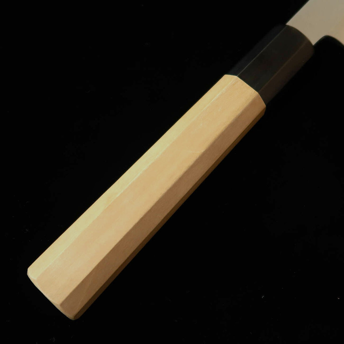 Mizuno Forgeworks Yanagiba Blade, Blue Steel No. 2, Kasumi finish with an Octagonal Magnolia Handle (170/300mm)
