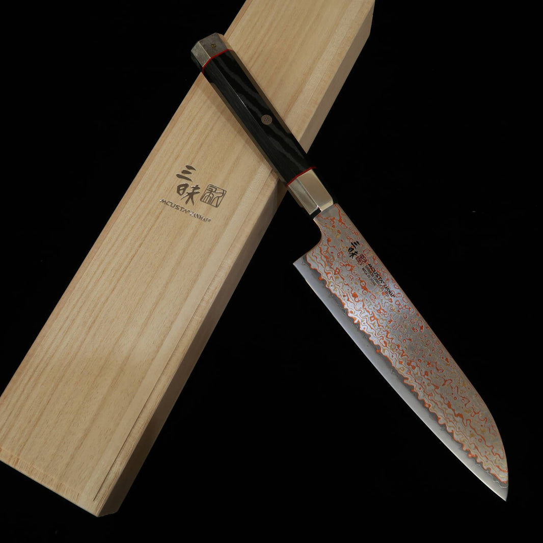 [Nouvelle référence] MCUSTA ZANMAI Zanmai Ultimate III « Phoenix noir » – Santoku (180 mm)