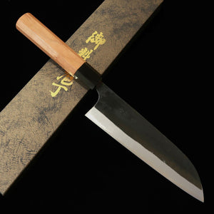 三浦MIURA 鬼尋 三徳 青紙一号 水牛桜柄 （165mm）