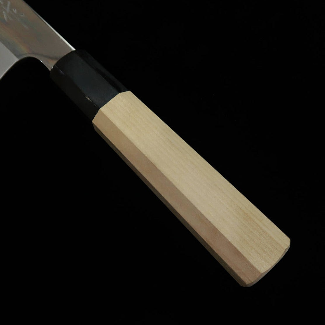 Kamagata Usuba TADOKORO HAMONO Shirogami no.2 acabado de espejo, para zurdos, mango octogonal de magnolia (195mm)