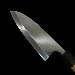 Miura Deba, Left-Handed, Ginsan, Wood Finish, Magnolia Octagonal Handle (165/180mm)