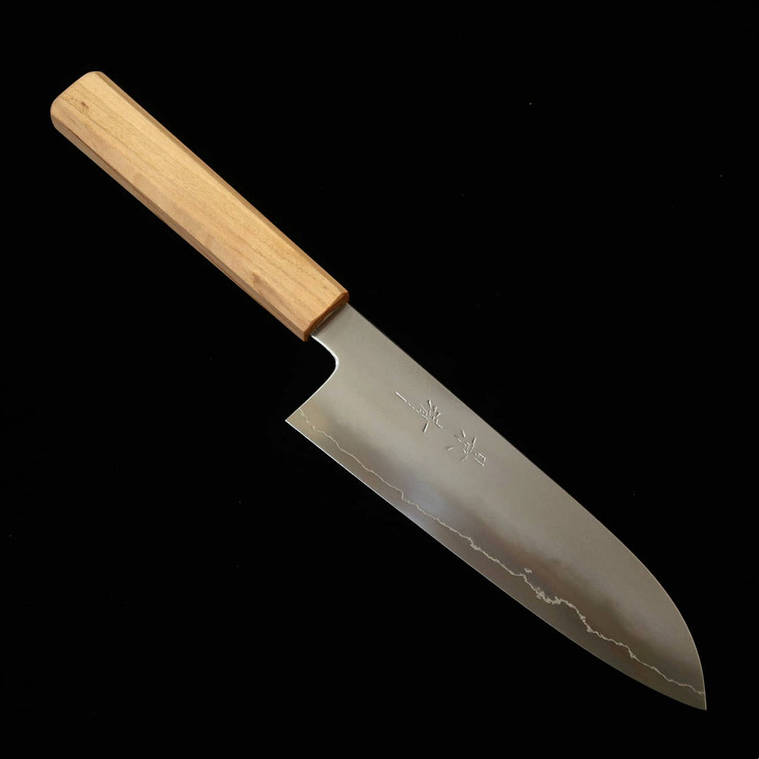 KAGEKIYO Kagekiyo Santoku acier Gin3 WS, manche octogonal en cerisier (180 mm)