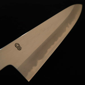 SAKAIKIKUMORI Sakai Kikumori Kikuzuki Kasumi Gyuto Shirogami #2 Cabo octogonal em magnólia (210/240 mm)
