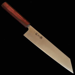 Couteau Kiritsuke Gyuto Miura, Acier 440C Migaki, Manche Octogonal en Chêne Violet (210 mm)