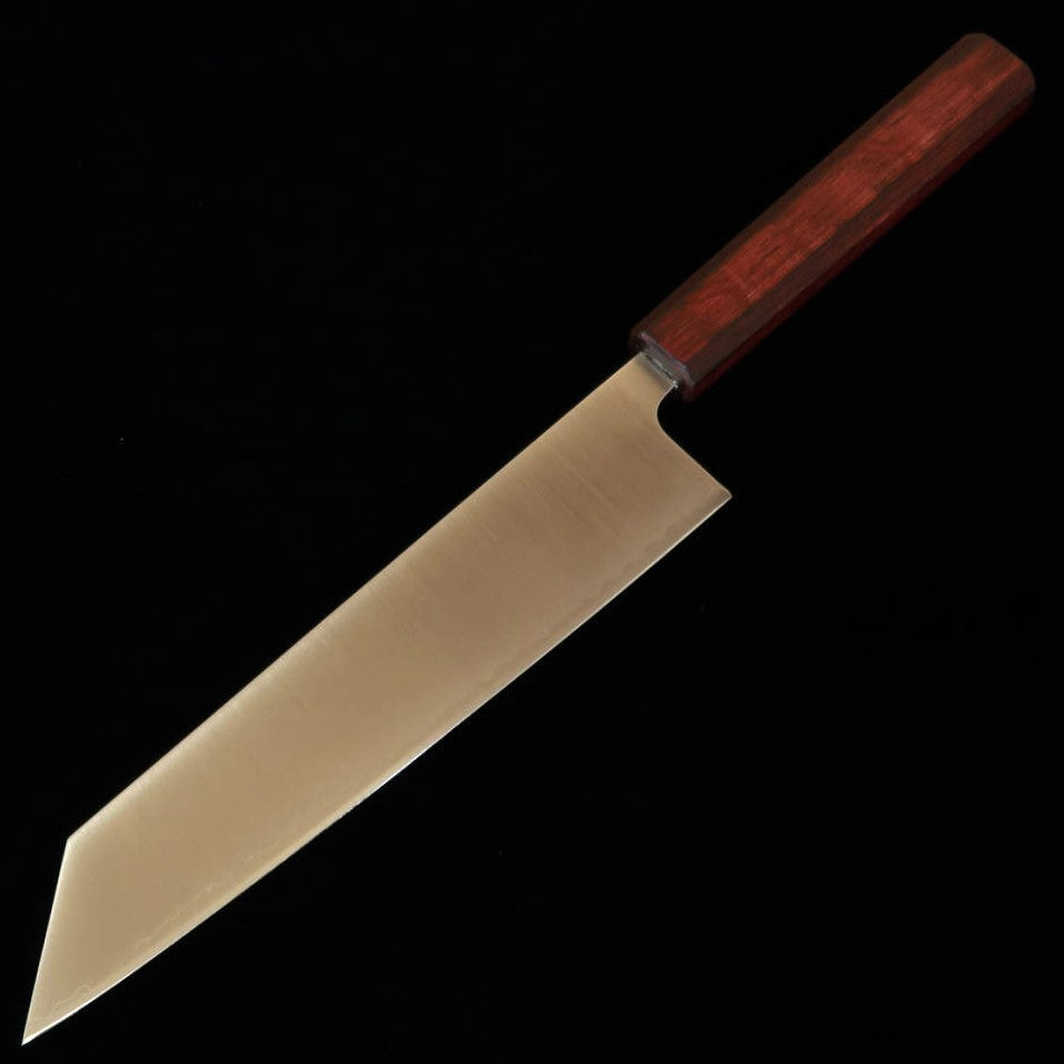 Couteau Kiritsuke Gyuto Miura, Acier 440C Migaki, Manche Octogonal en Chêne Violet (210 mm)