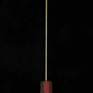 Couteau Kiritsuke Gyuto Miura, Acier 440C Migaki, Manche Octogonal en Chêne Violet (210 mm)
