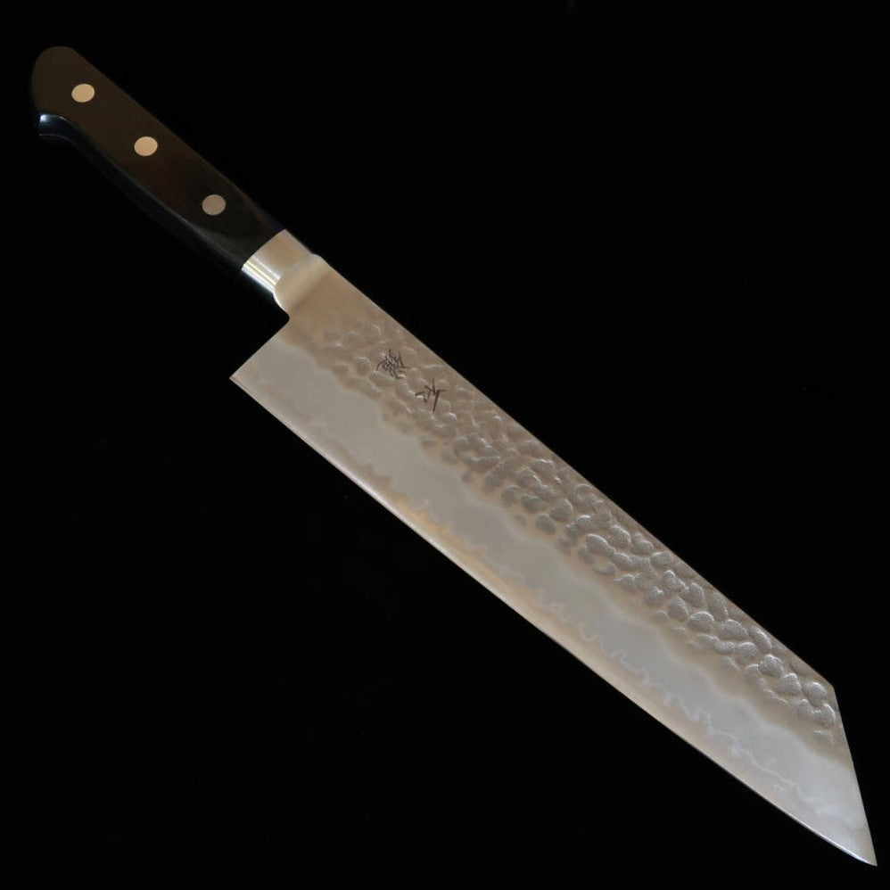 Ishiduchi ISHIDUCHI Kiritsuke Gyuto Aogami Super Tsuchime Mango de laminado negro (210 mm)