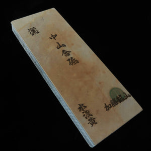 Pedra natural de amolar Nakayama Aoto Mizu Asagi tipo 30 75 × 206 × 20 mm