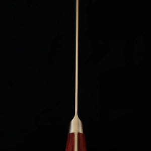 ISHIDUCHI – Sujihiki, acier Gin-3, finition nashiji, manche en contreplaqué rouge (240 / 270 mm)