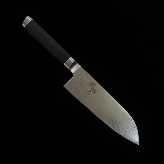 Seki Magoroku Damascus AE-5201 Small Santoku Knife (145mm)