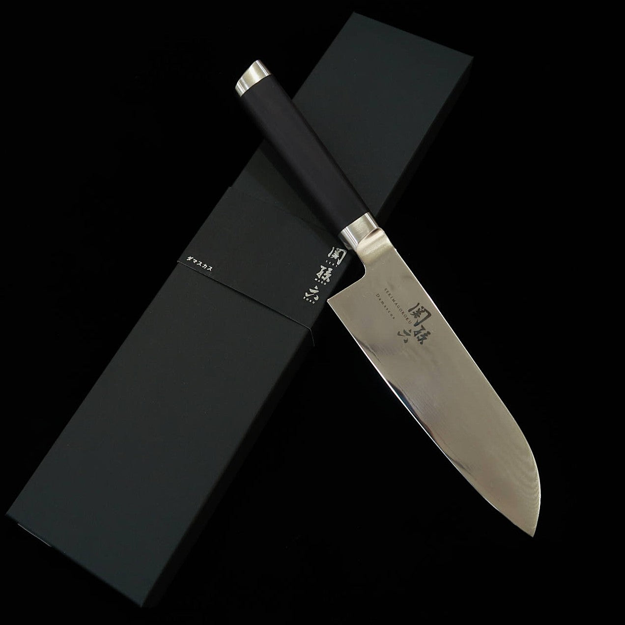 Seki Magoroku Damascus AE-5201 Small Santoku Knife (145mm)