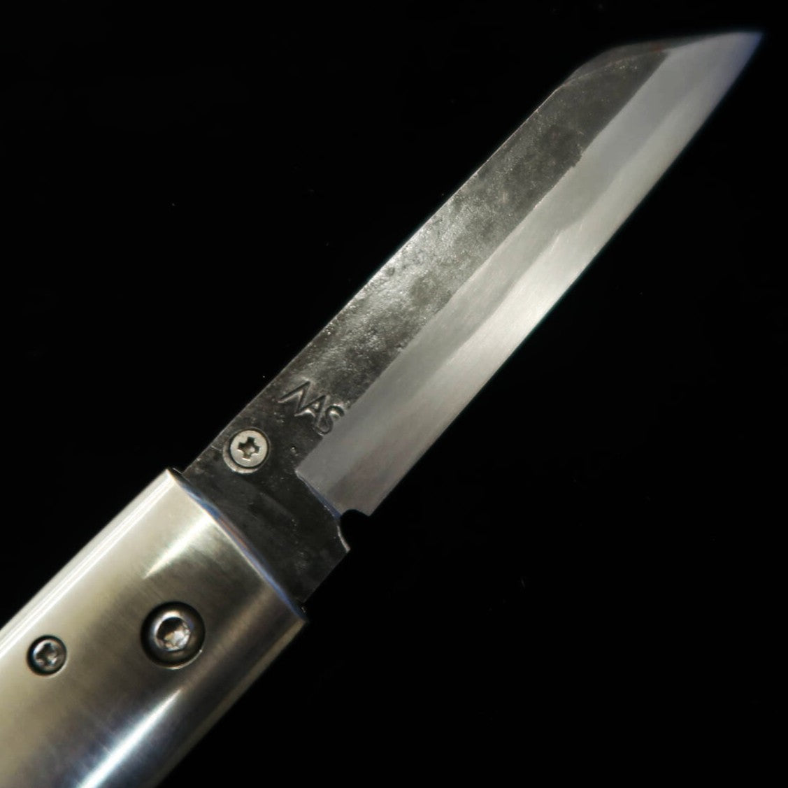 Takeda Hamono Inagaki Made Liner Lock Folder A Ezo Deer Stag Aogami Super
