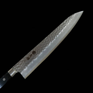 MIURA Gyuto AUS8 Martelado Cabo de Compensado Preto (270mm)
