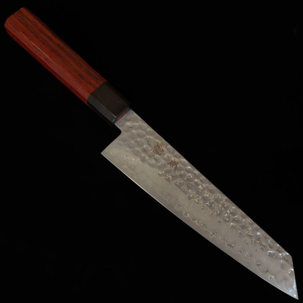 Ishiduchi ISHIDUCHI kiritsuke VG10, damasco de 67 capas, mango octogonal de palisandro con virola de ébano (180 mm)