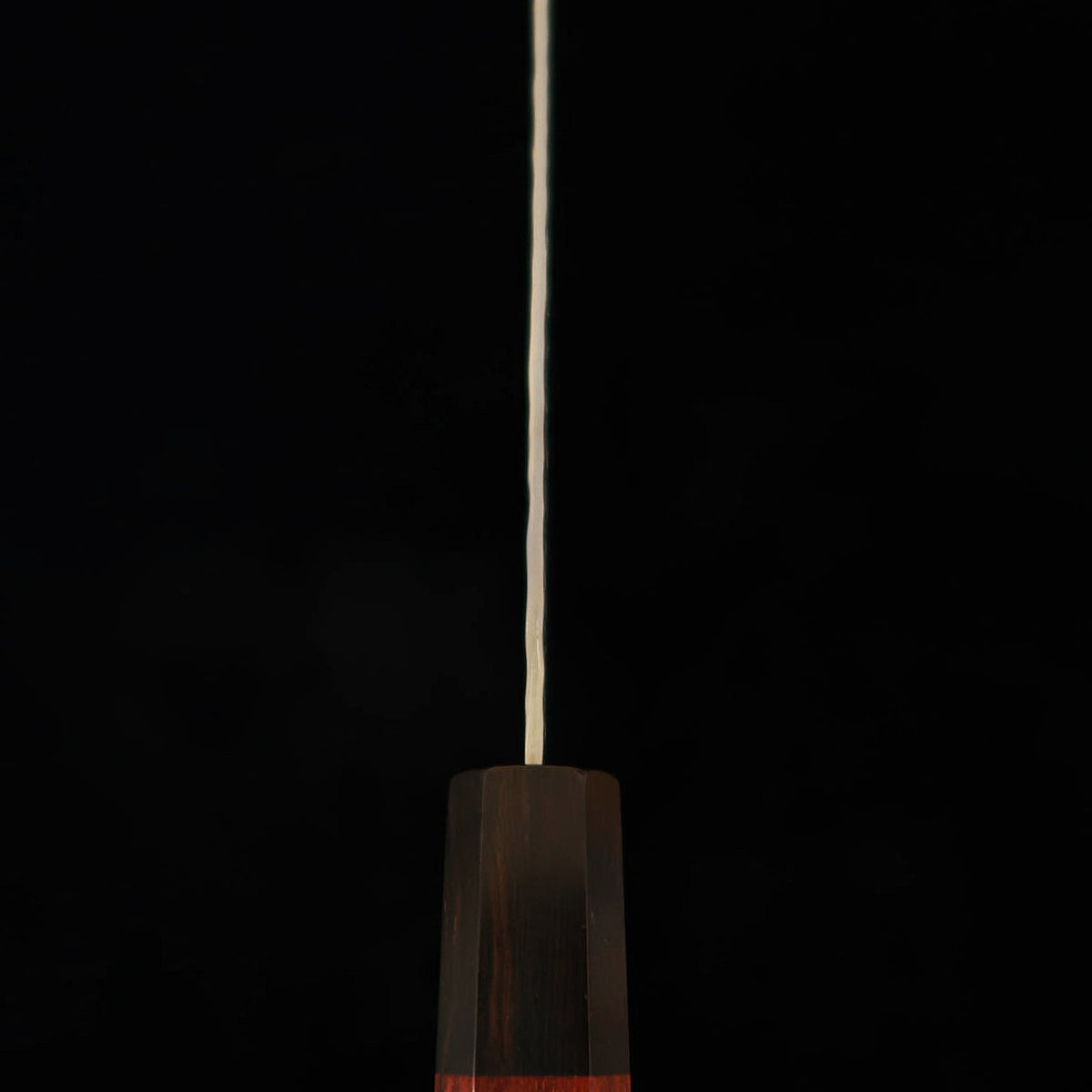 ISHIDUCHI kiritsuke, VG10, damas 67 couches, manche octogonal en palissandre avec virole en ébène noir (180 mm)